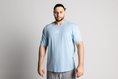 Light Blue T-Shirt with Small White KOTG Logo