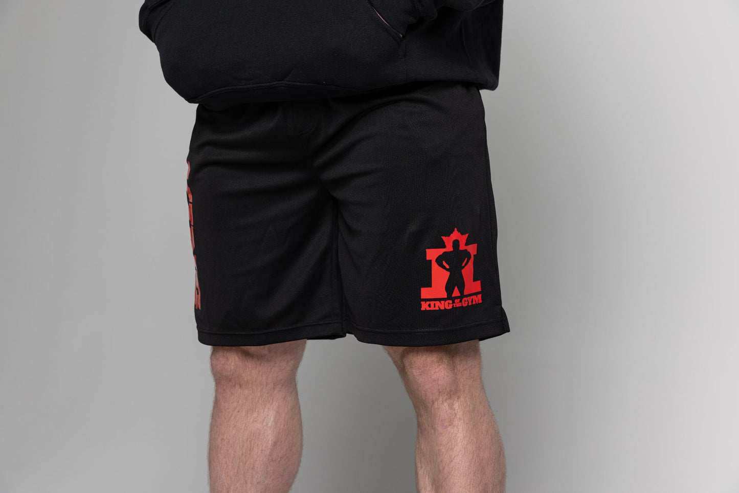 King KOTG Black Shorts with Red Print