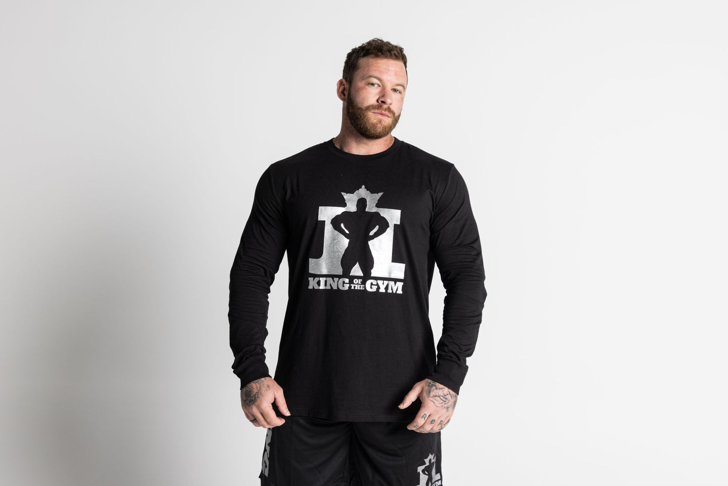 KOTG Long Sleeve Tee – Black with Silver