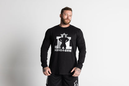 KOTG Long Sleeve Tee – Black with Silver