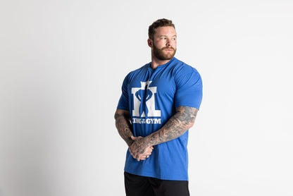 King Of The Gym - Tee Bright Royal Blue - White Logo