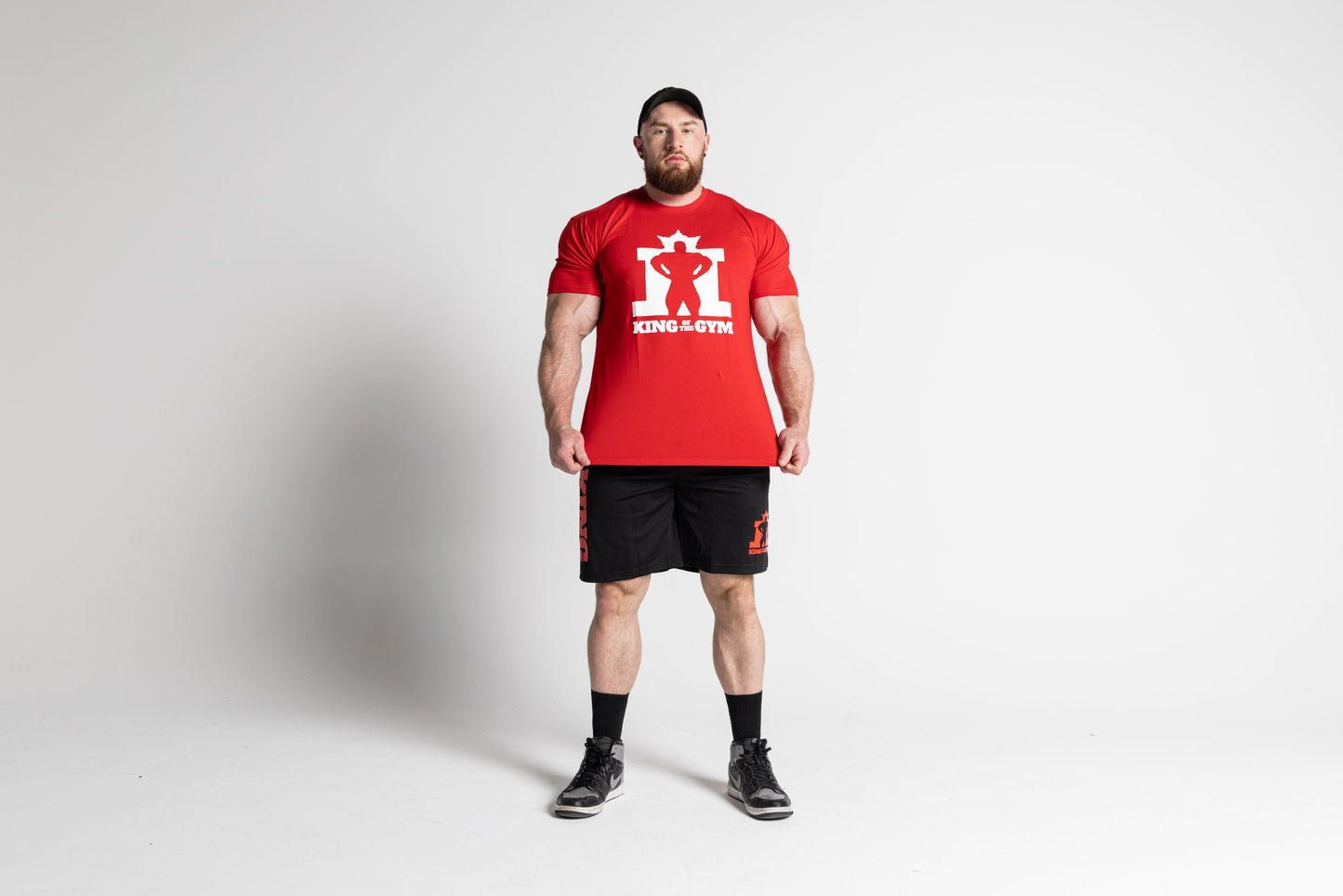 King Of The Gym -Tee Red - White Logo